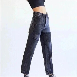 Revice Matchmaker / The One Patchwork Denim Jeans Sz 24 Fly Button